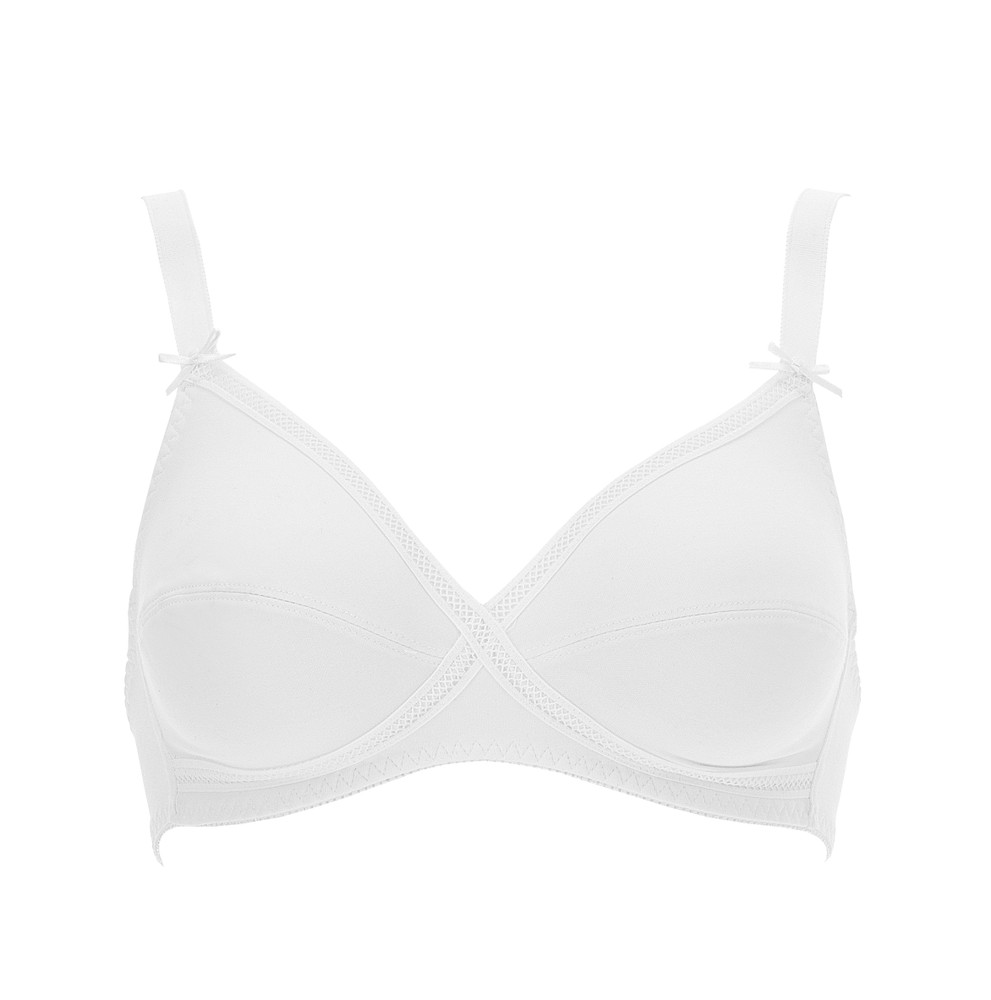 Reggiseno Senza Ferretto Incrociato Sul Davanti 4 Bianco Lepel - Foto 1