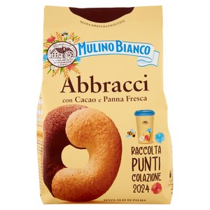 Biscotti Abbracci Con Cacao E Panna Fresca Mulino Bianco - Foto 1