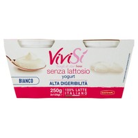 Yogurt Bianco Bennet Vivisi' Senza Lattosio 2 Da Gr.125