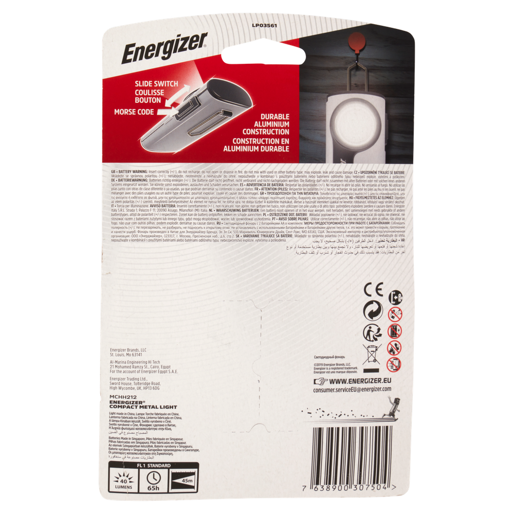 Torcia Compact + 2 Pile Stilo Energizer - Foto 3