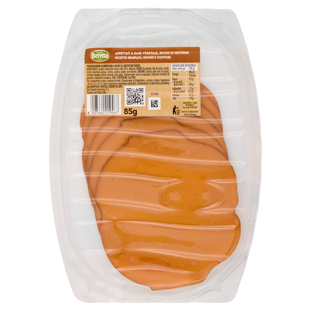 Affettato Vegetale Lenticchie Rosse Beretta - Foto 3