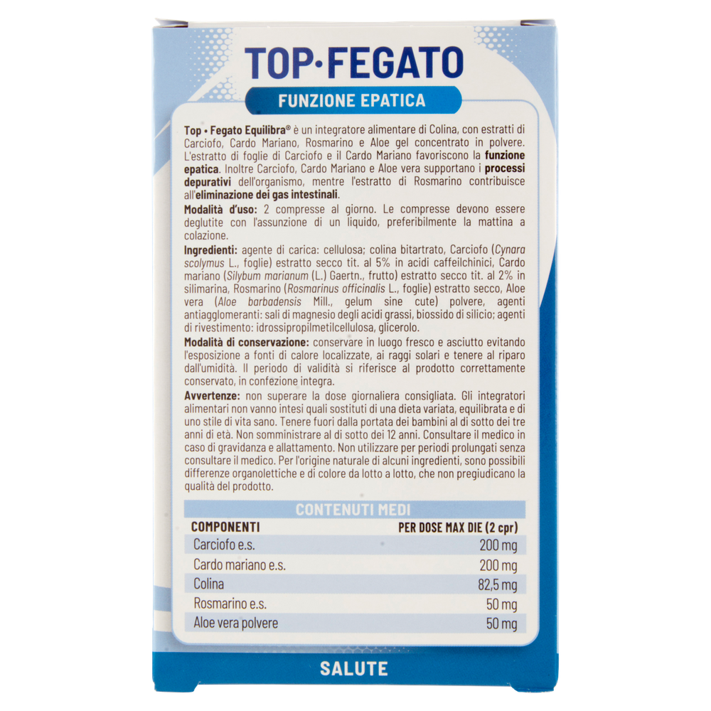 Equilibra Top-Fegato Funzione Epatica 30 Compresse 15,6 G - Foto 3