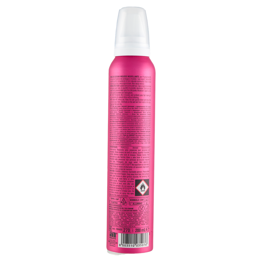 Mousse Modellante Capelli Malizia Giovani - Foto 3