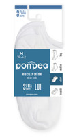 Minicalze Lui Uomo 39 / 42 Bianco Conf Da 3 Pompea Minicalze Lui Uomo 39 / 42 Bianco Conf Da 3 Pompea