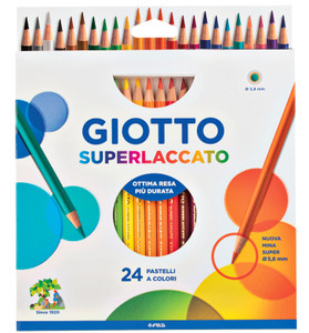 Pastelli Tondi Mina 3,8  Ast. 24 Pz Superlaccato Giotto