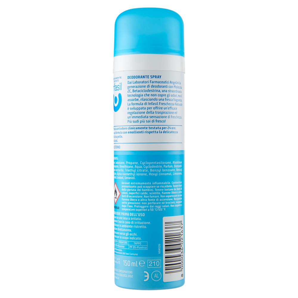 Deodorante Spray Infasil Freschezza Naturale - Foto 3