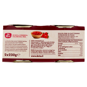 Polpa Fine Di Datterino De Rica 2x230g - Foto 3