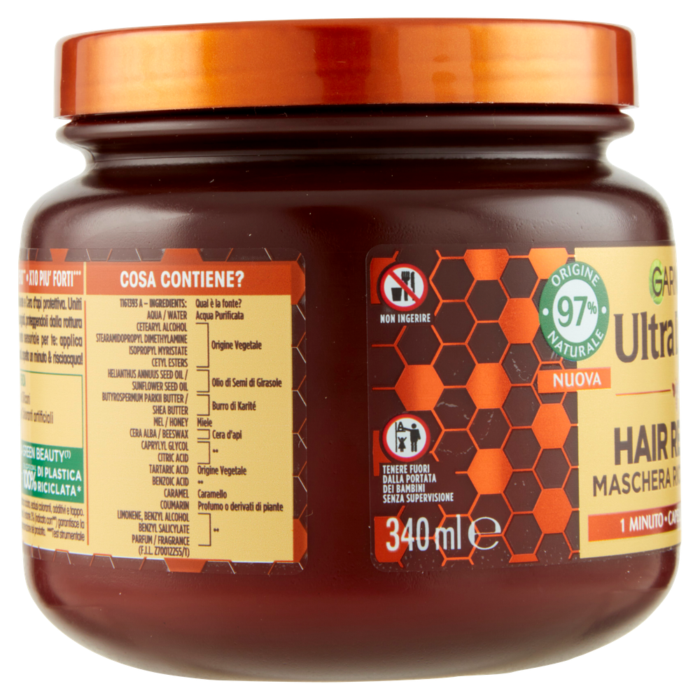 Maschera Capelli Ricostituente Hair Remedy Ultradolce Garnier - Foto 2