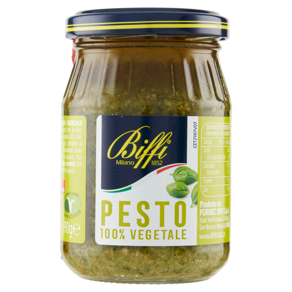 Pesto Vegetale Senza Formaggio Biffi