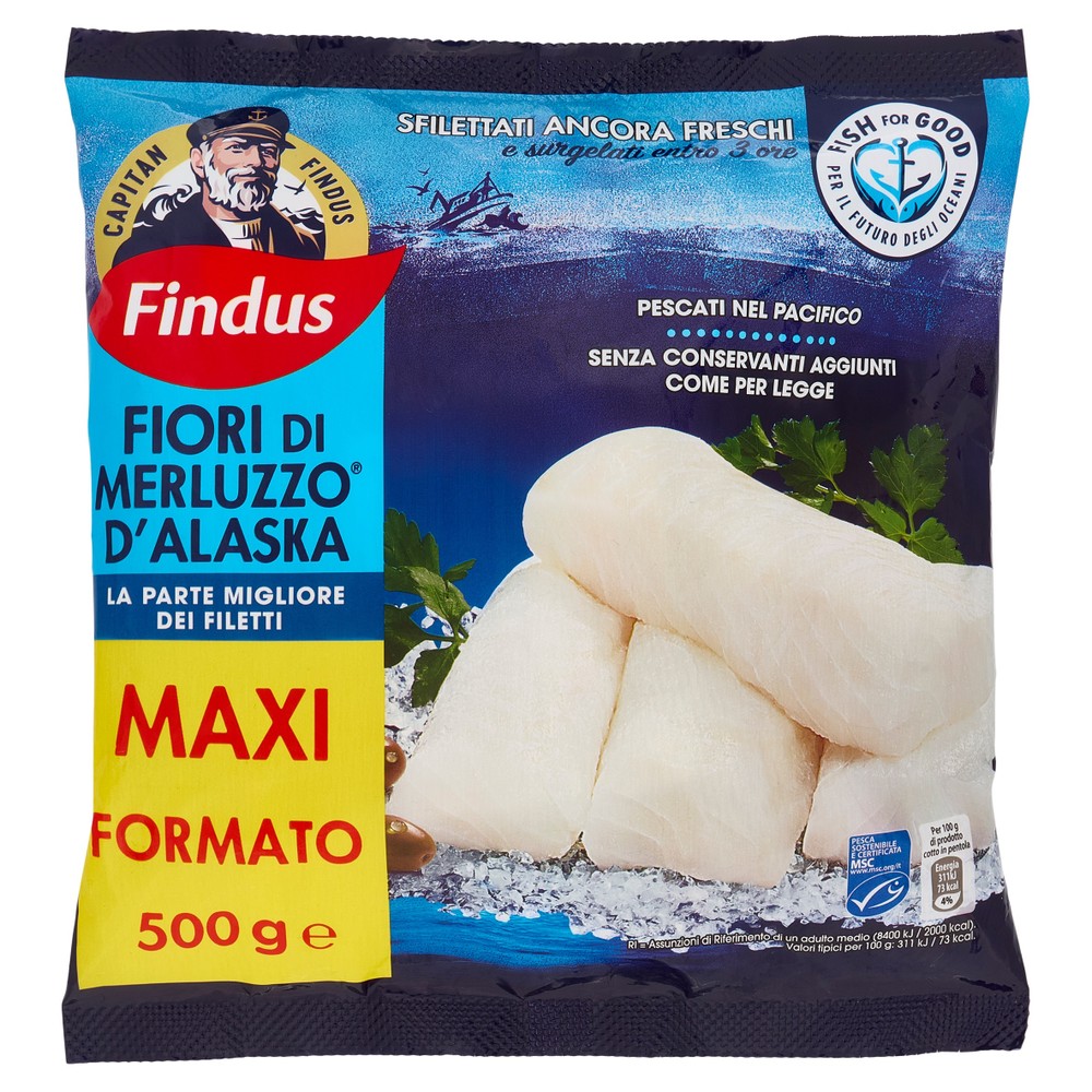 Fior Di Merluzzo D'alaska Surgelati Capitan Findus - Foto 1