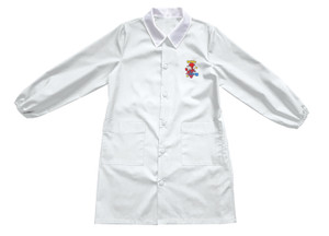 Grembiule Asilo Bambino 5 Anni Bianco Ricamo Spidey - Foto 1