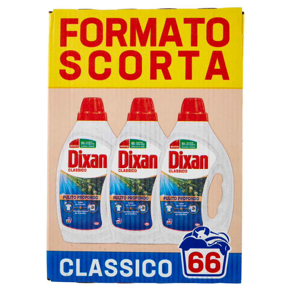 Detersivo Liquido Per Lavatrice Dixan 3 Da 22 Lavaggi - Foto 3