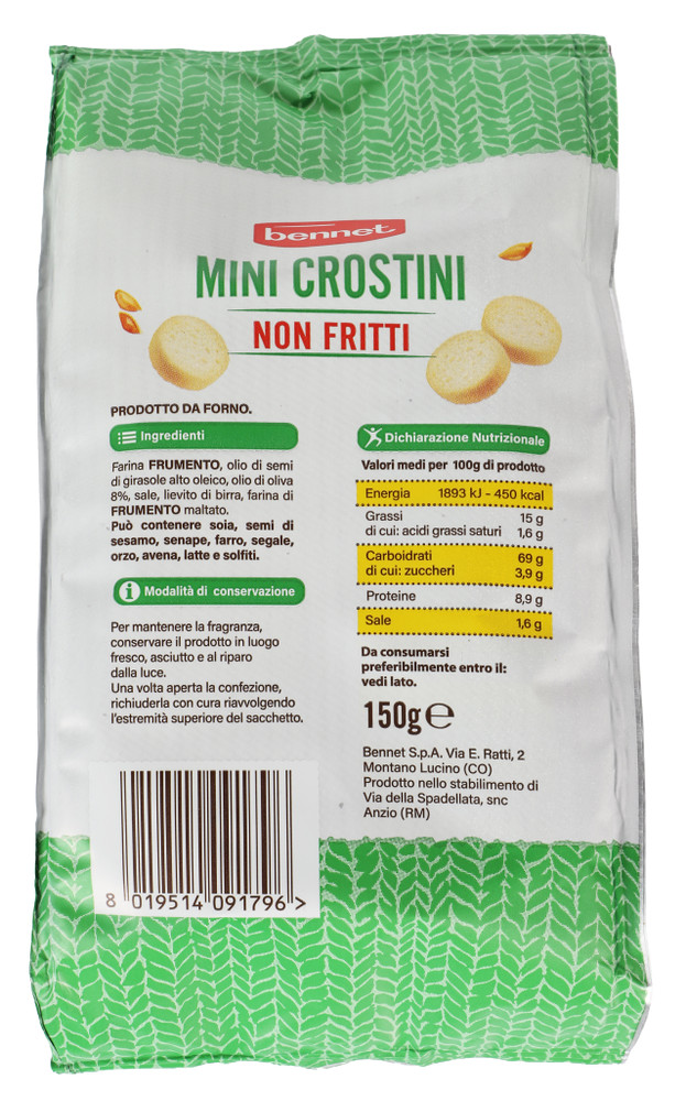 Crostini Gusto Classico Non Fritti Bennet - Foto 3