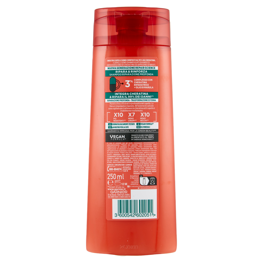Shampoo Keratine Fructis Garnier - Foto 3