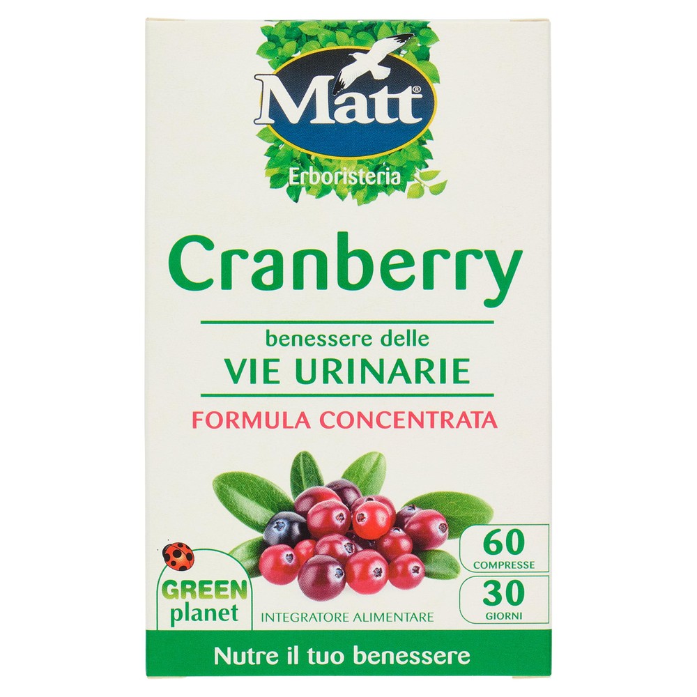 Matt Erboristeria Cranberry Benessere Delle Vie Urinarie - Foto 1