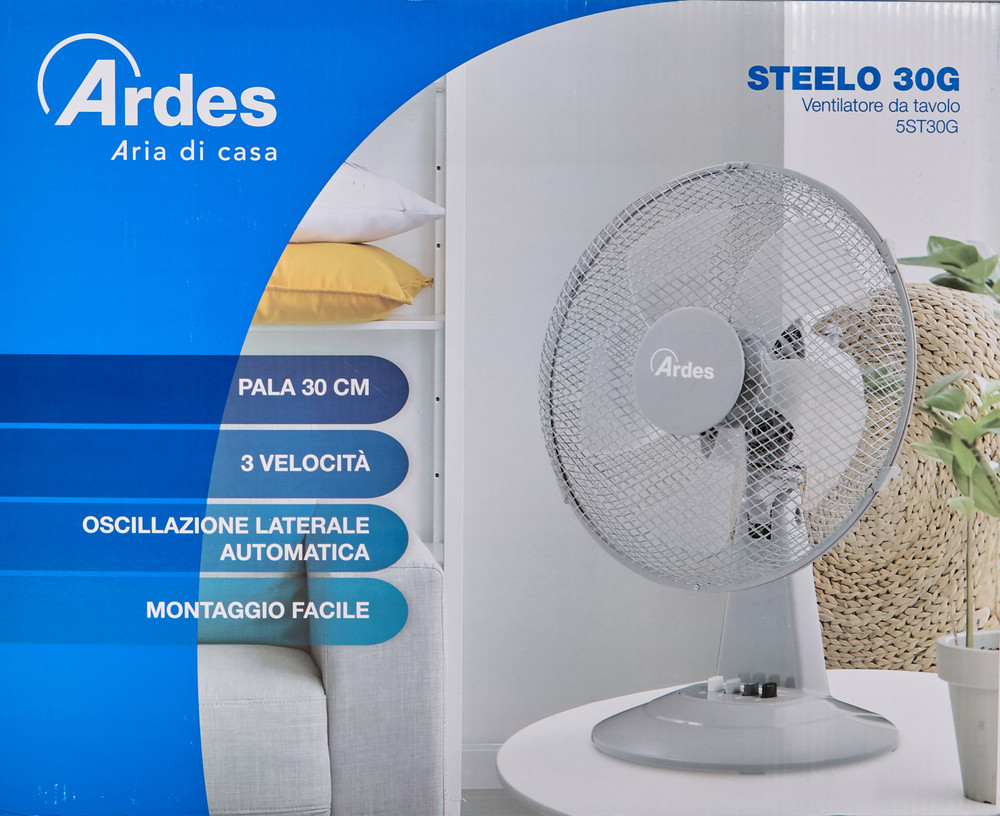 Ventilatore Da Tavolo Steelo 30 Ardes - Foto 2