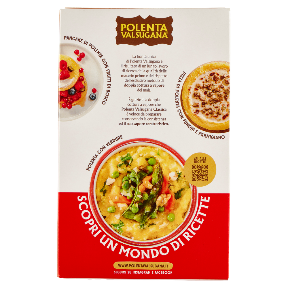 Polenta Gia' Pronta La Classica Senza Glutine 2x190g Polenta Valsugana - Foto 3