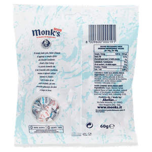 Caramelle Mini Iceberg Menta Ghiaccio Freschezza Prolungata Monk's - Foto 3