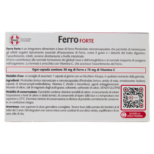 Matt Divisione Pharma Ferro Forte Con Vitamina C 30 Capsule - Foto 3
