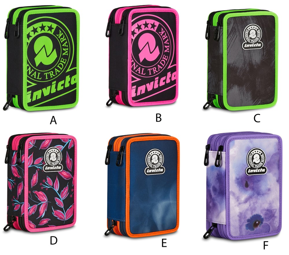 Astuccio 3 Zip Invicta - Foto 1