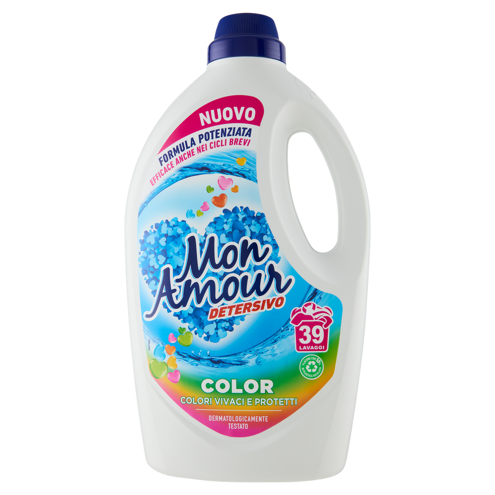 6 Detersivo Lavatrice Color 1560 Ml 39 Lavaggi Mon Amour - Foto 1