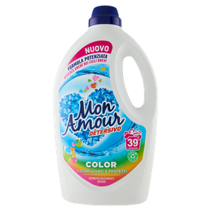 6 Detersivo Lavatrice Color 1560 Ml 39 Lavaggi Mon Amour - Foto 1