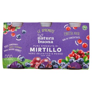 Spremuta Natura Buona Mirtilli Neri 3 Da Ml.125 - Foto 1