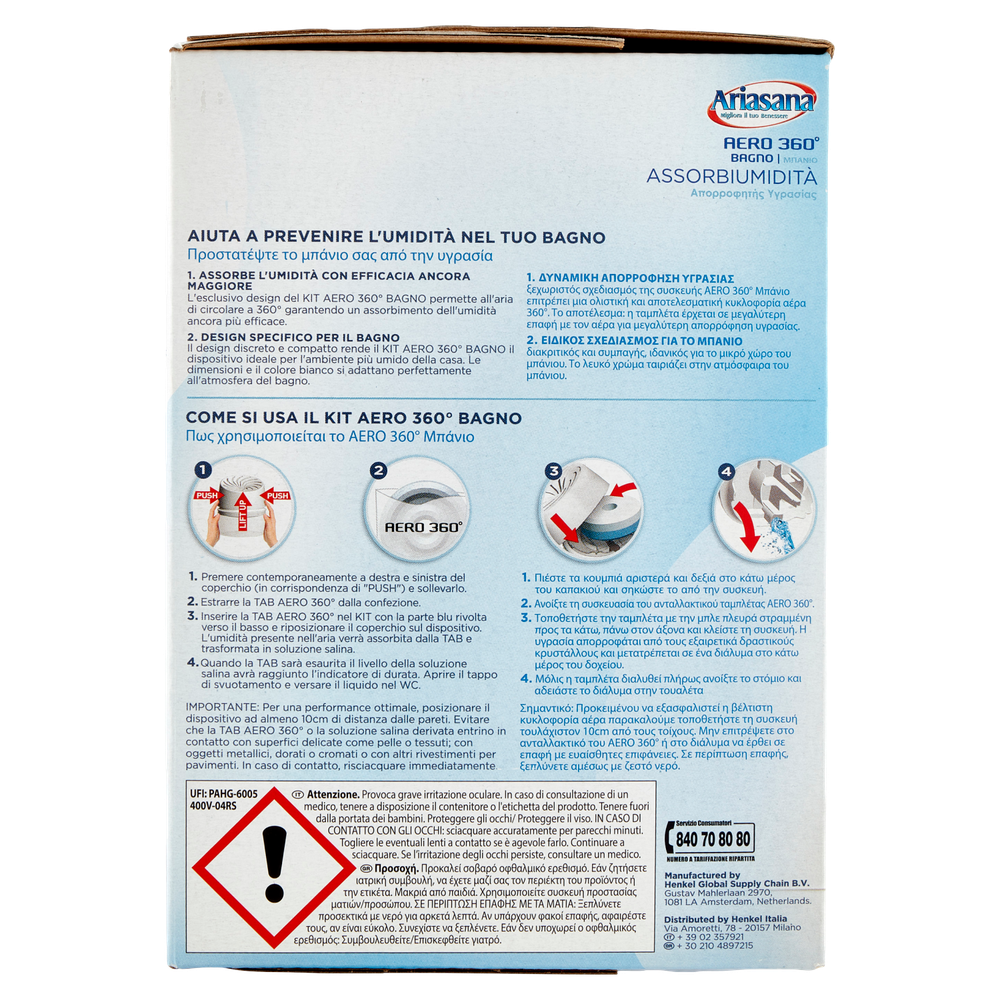 Kit Bagno Aero 360 + Tab 450 Gr Ariasana - Foto 2