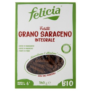Pasta Fusilli Grano Saraceno Integrale Bio Felicia - Foto 1