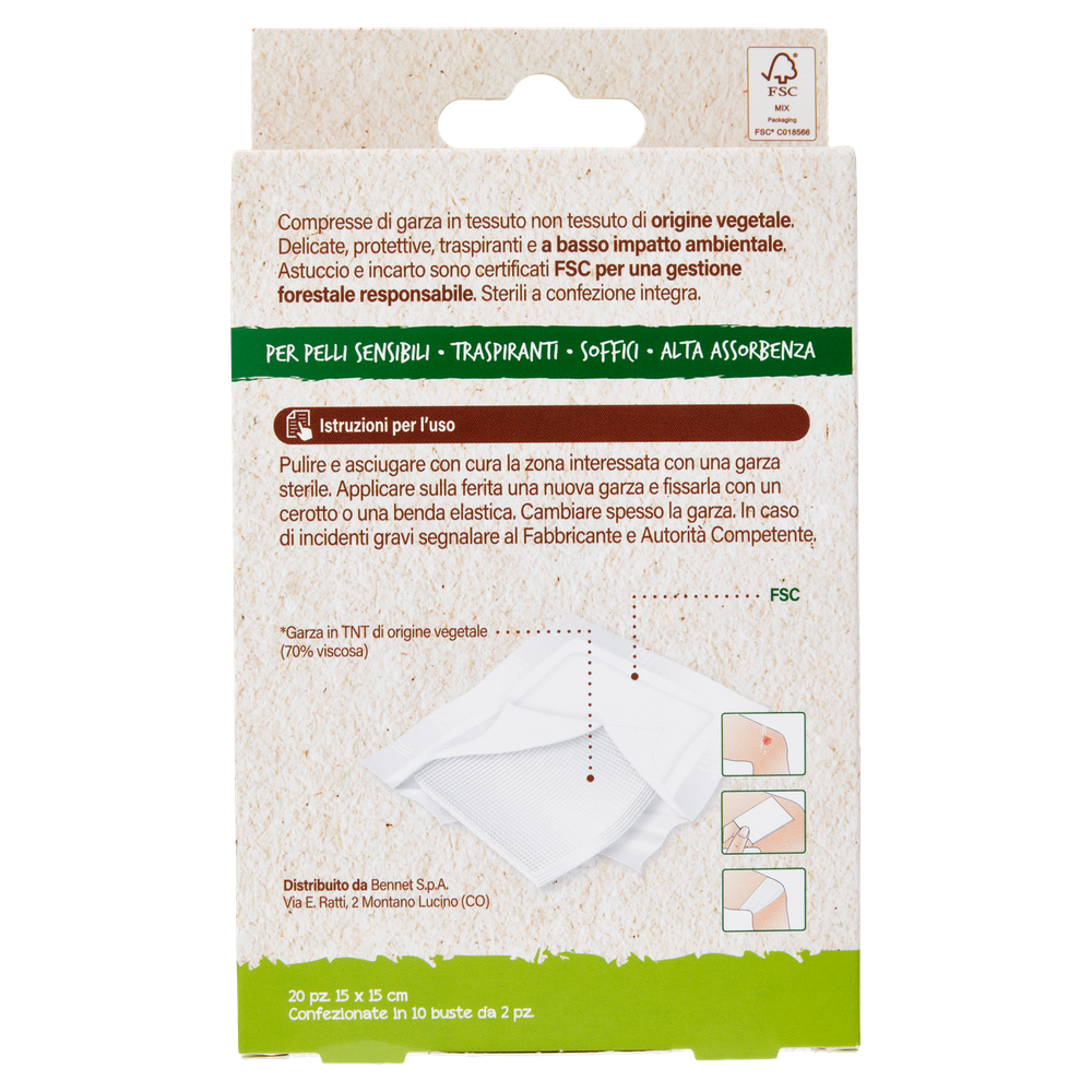Compresse Di Garza Tnt 15x15 Sterili Delicate - Foto 3