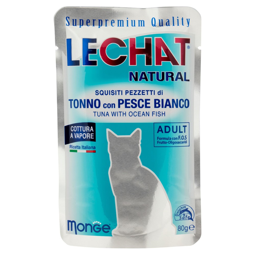 Alimento Umido Per Gatti Natural Tonno Con Pesce Lechat - Foto 1