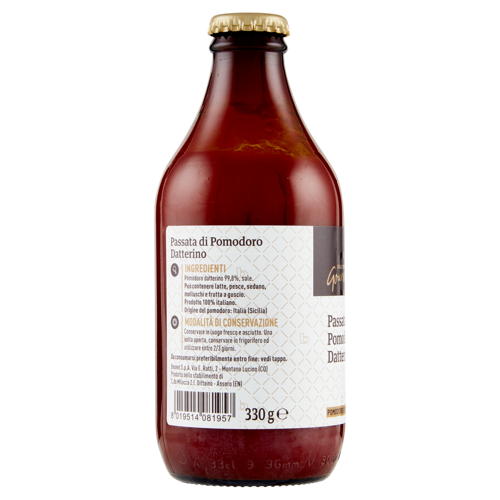 Passata Di Pomodoro Datterino Selezione Gourmet Bennet - Foto 2