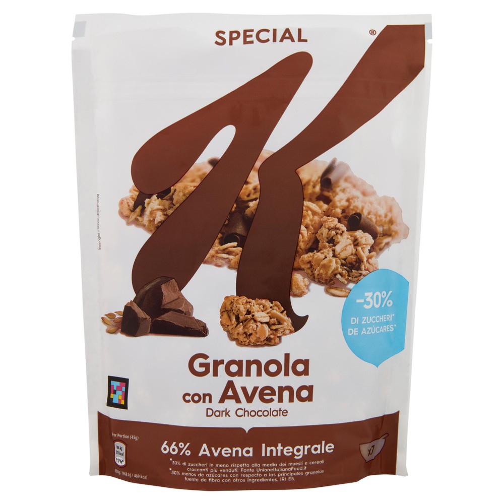 Cereali Special K Granola Con Avena Dark Chocolate Fondente Kellogg's - Foto 1
