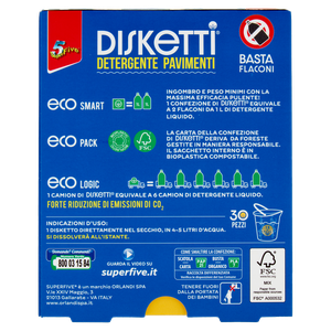 Detergente Pavimenti In Dischetti Idrosolubili Fruttato Super5 - Foto 3