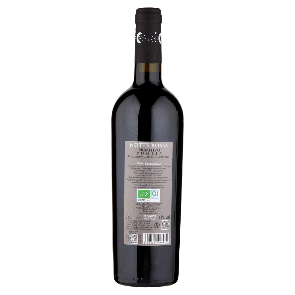 Primitivo Puglia Igp Bio Notte Rossa