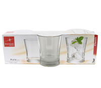 3 Bicchieri Acqua Aura Bormioli