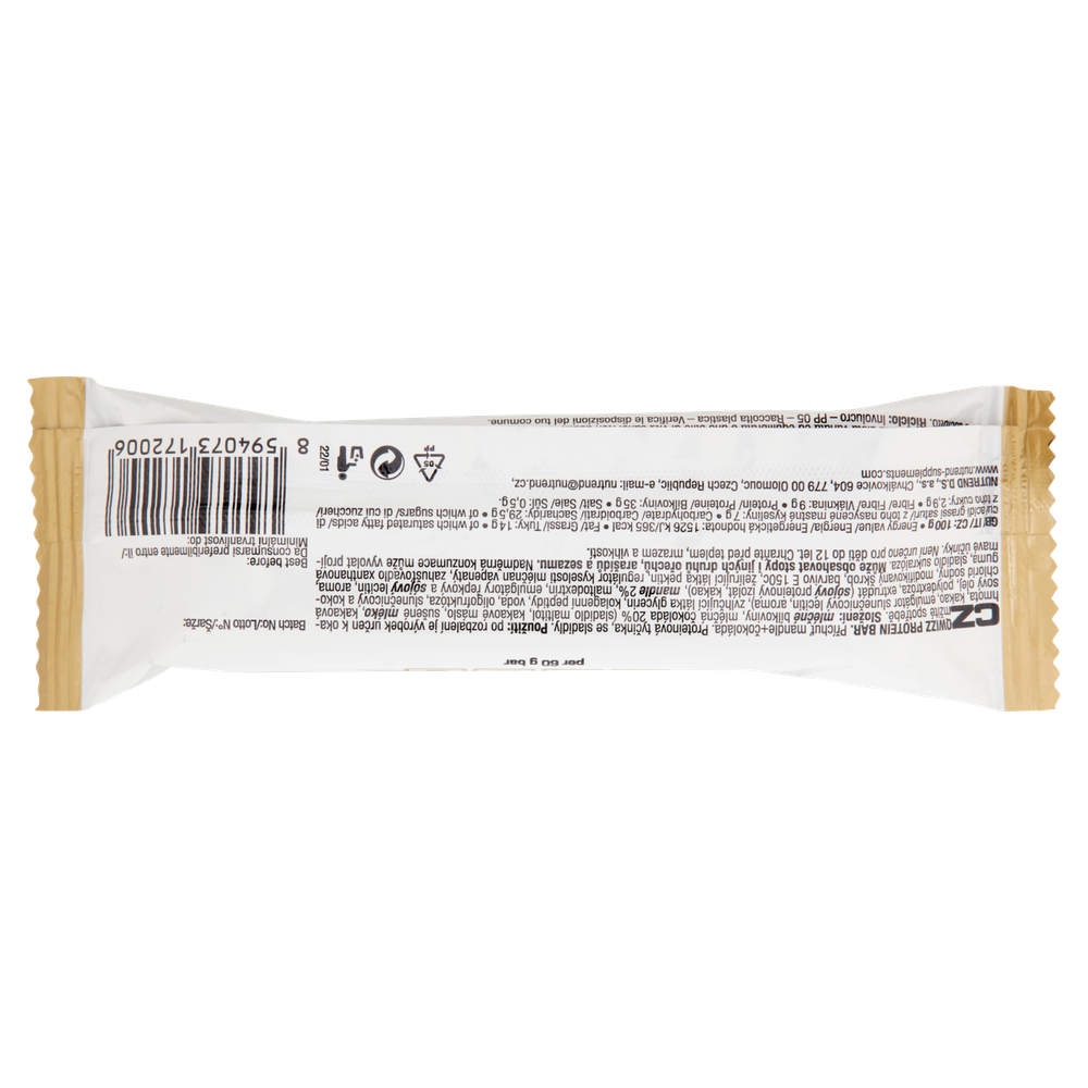 Qwizz Protein Bar Mandorla Nutrend - Foto 3