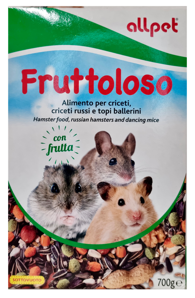 Mangime Per Criceti, Criceti Russi, Topi Ballerini Allpet - Foto 1