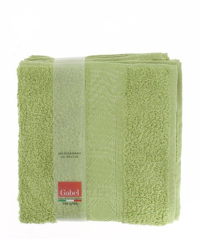 Asciugamano Spugna Cm60x110 Verde Muschio Gabel - Foto 1