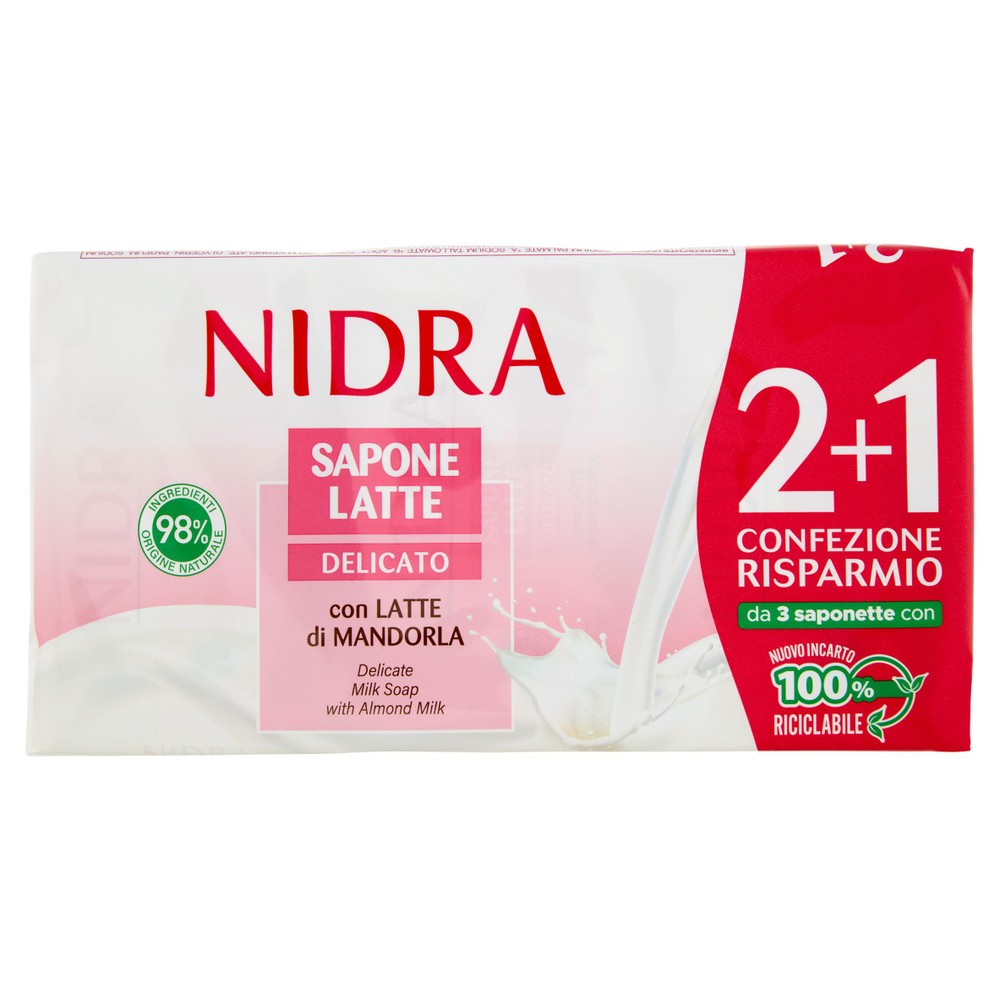 Sapone Nidra Mandorla Tripack - Foto 1
