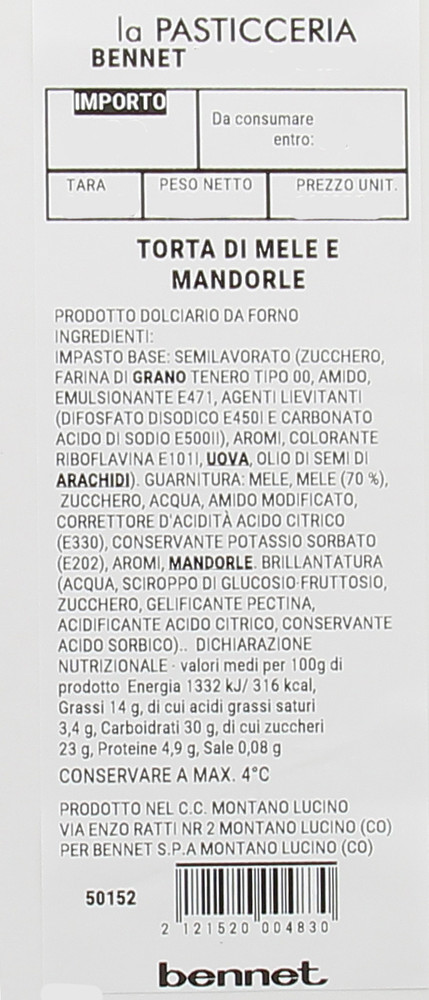 Torta Mele Mandorle - Foto 3