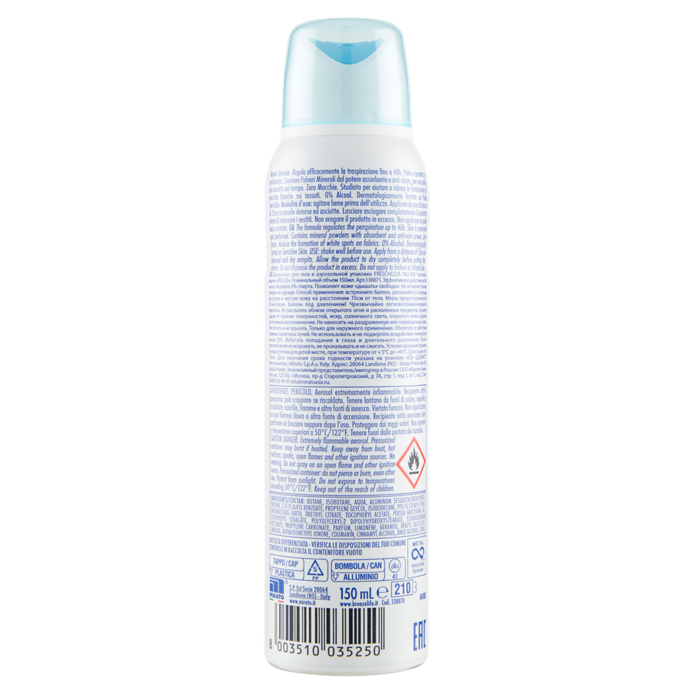 Deo Spray Freschezza Talcata Breeze - Foto 3