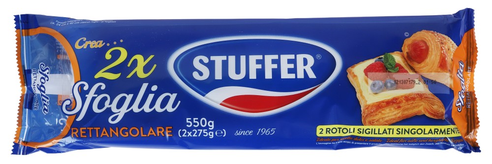 Pasta Sfoglia Rettangolare Stuffer 2x275g - Foto 1