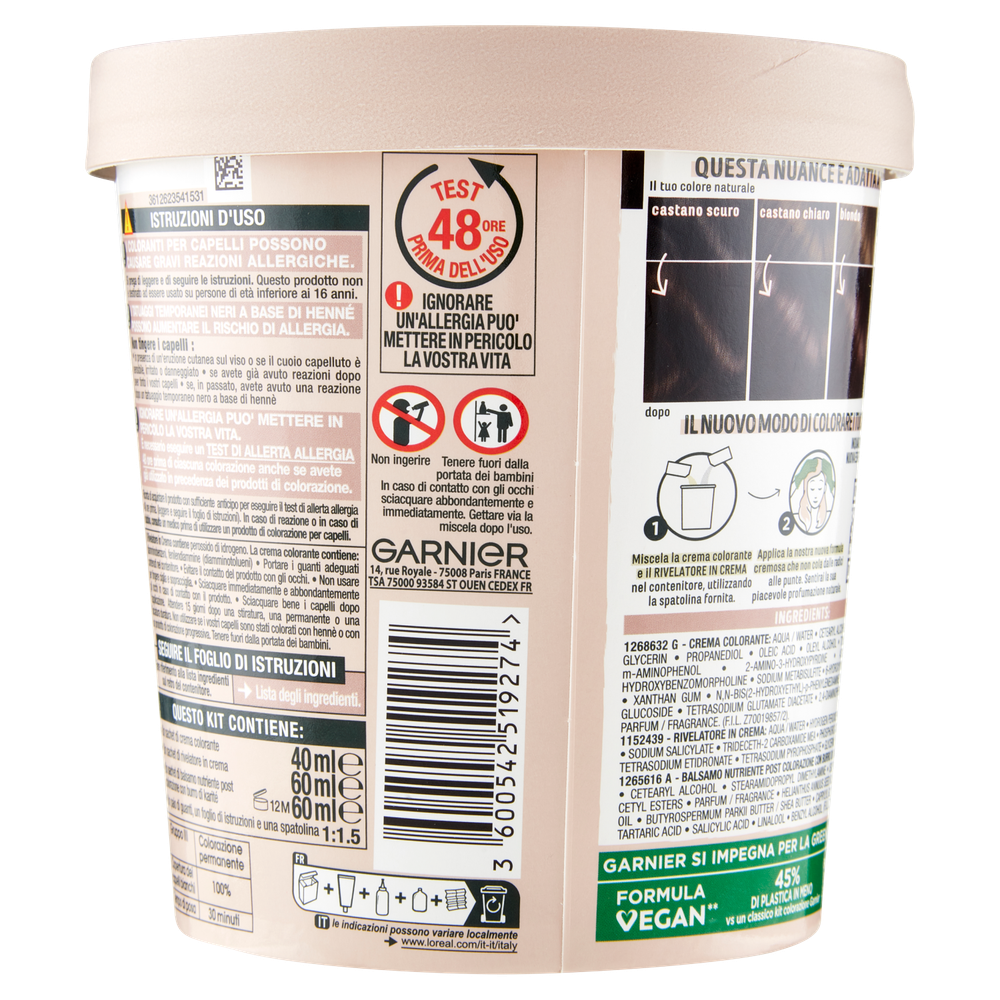 Colorazione Permanente 4.0 Castano Cioccolato Good Garnier - Foto 3