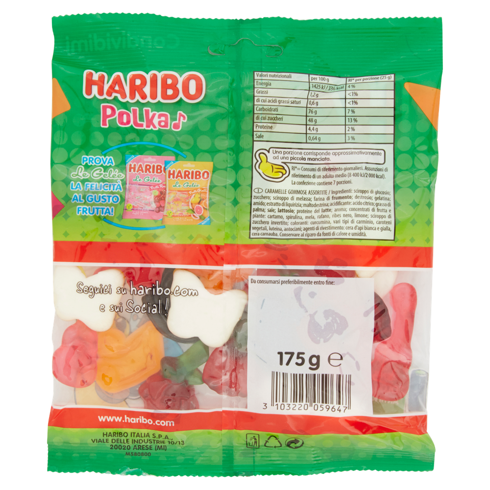 Caramelle Gommose Polka Assortite Haribo - Foto 3