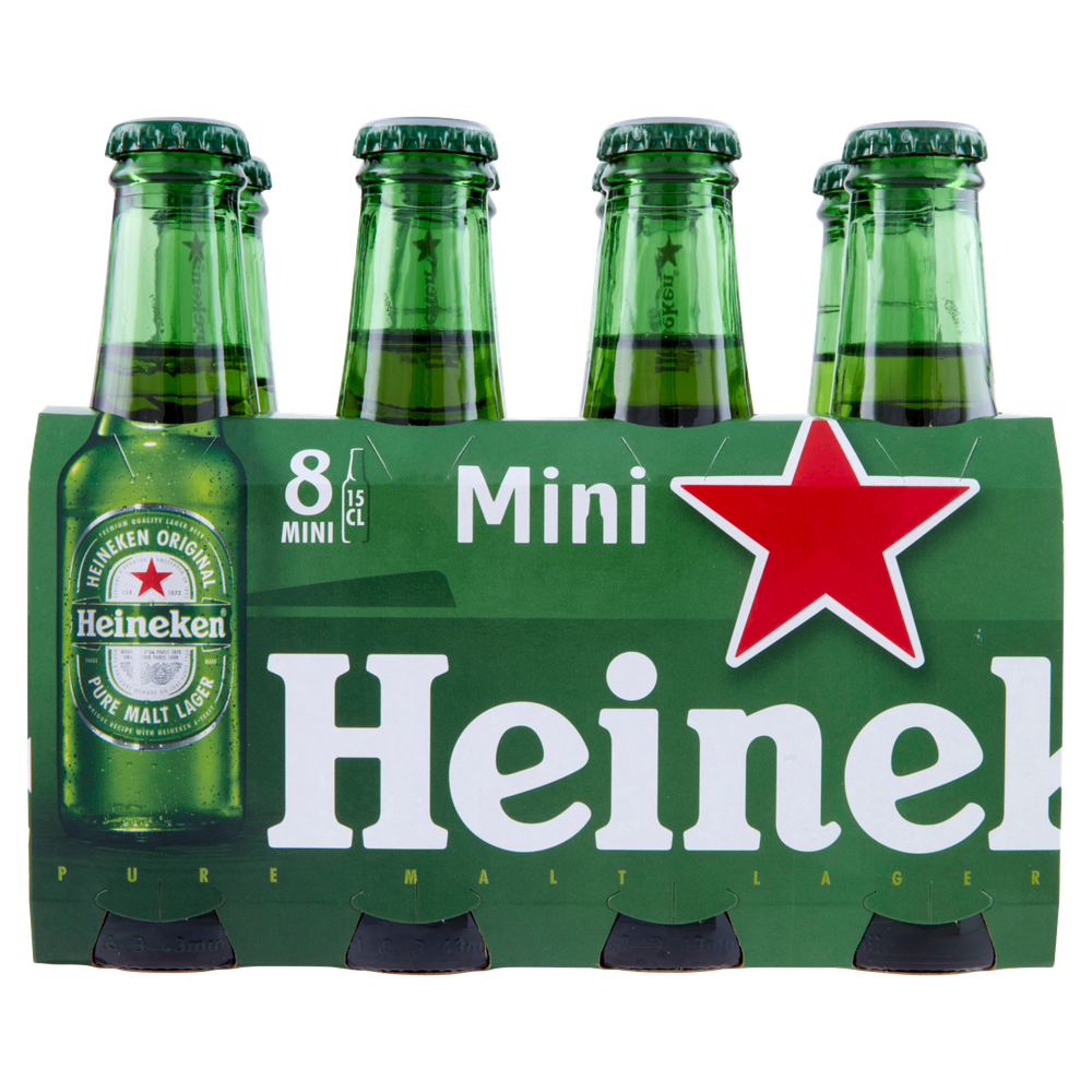 Birra Heineken 8x15cl