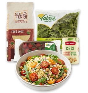 Cous Cous con Pomodorini, Rucola e Ceci - Foto 1
