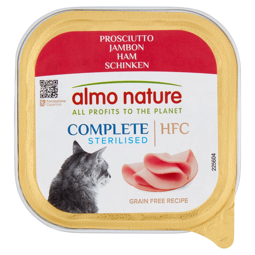 Alimento Umido Completo Gatti Sterilizzati Prosciutto Hfc Almo - Foto 1