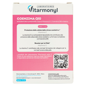 Laboratoires Vitarmonyl Coenzima Q10 Vitamina E E C 20 Capsule 7,70g - Foto 3