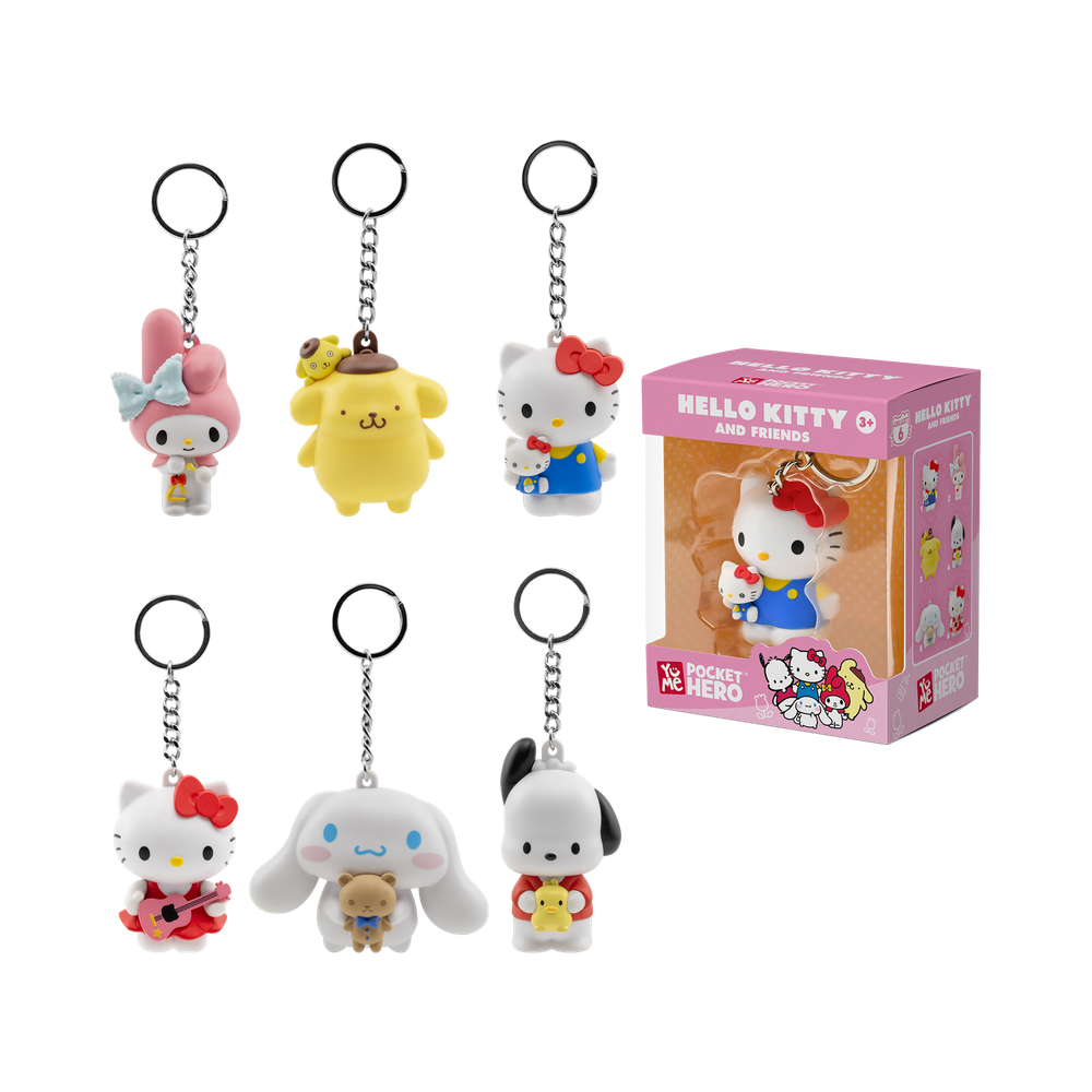 Portachiavi Pocket Hero Hello Kitty And Friends - Foto 1